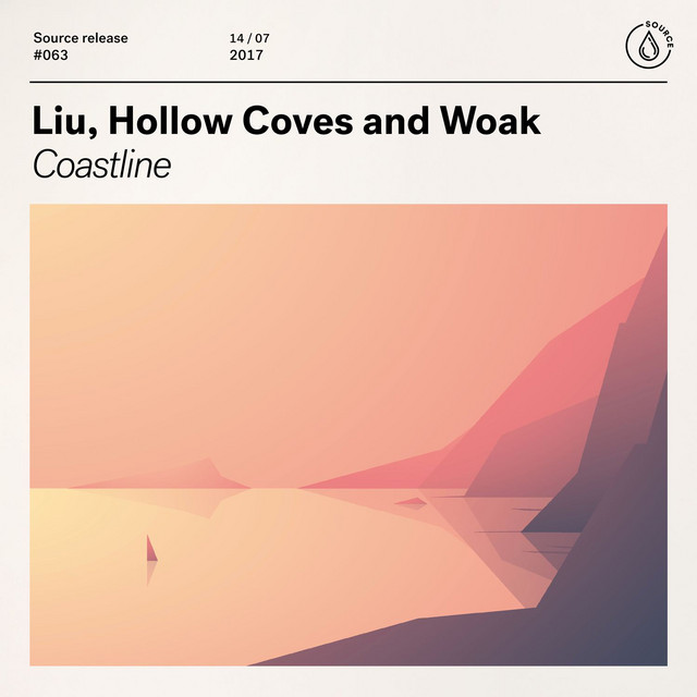 Liu, Hollow Coves, & WOAK — Coastline cover artwork