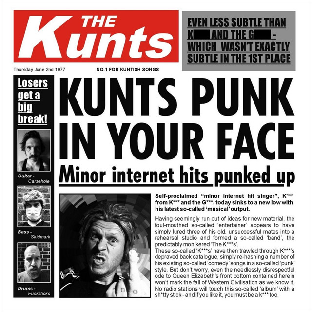 The Kunts — Boris Johnson Is a Fucking Cunt cover artwork