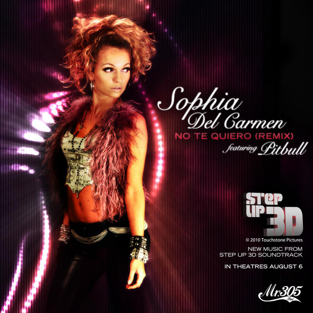 Sophia Del Carmen ft. featuring Pitbull No Te Quiero (Remix) cover artwork