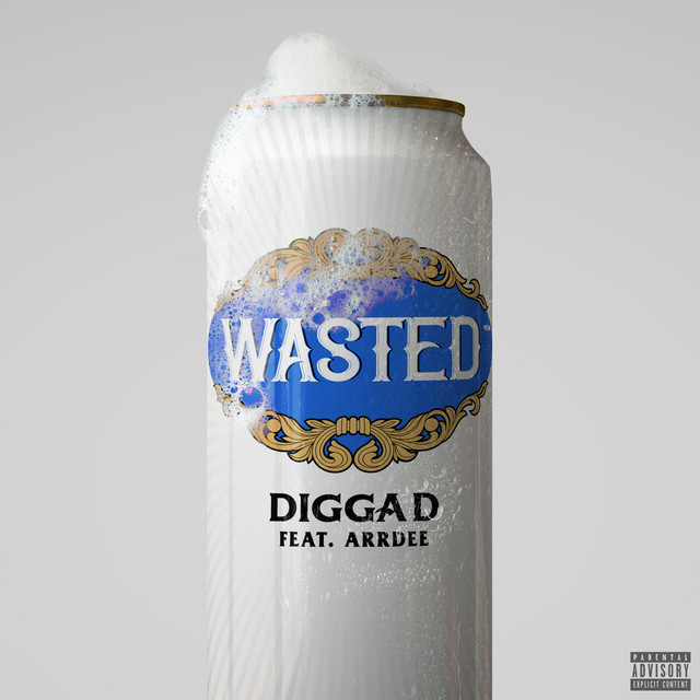 Digga D featuring ArrDee — Wasted cover artwork