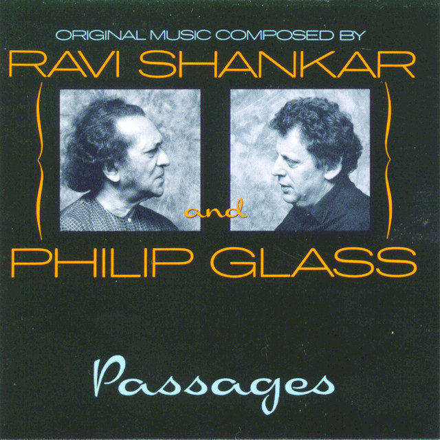Ravi Shankar & Philip Glass — Meetings Along the Edge cover artwork