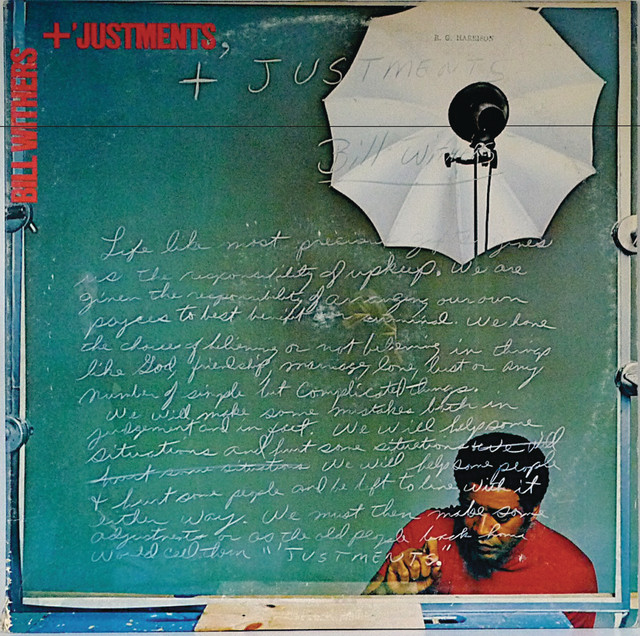 Bill Withers +&#039;Justments cover artwork