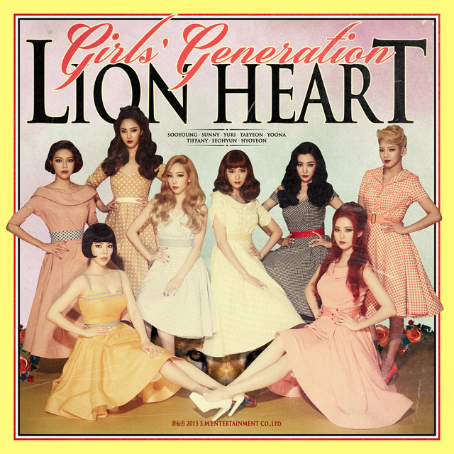 Girls&#039; Generation — Lion Heart - The 5th Album cover artwork