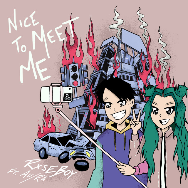 Rxseboy featuring Au/Ra — Nice to Meet Me cover artwork