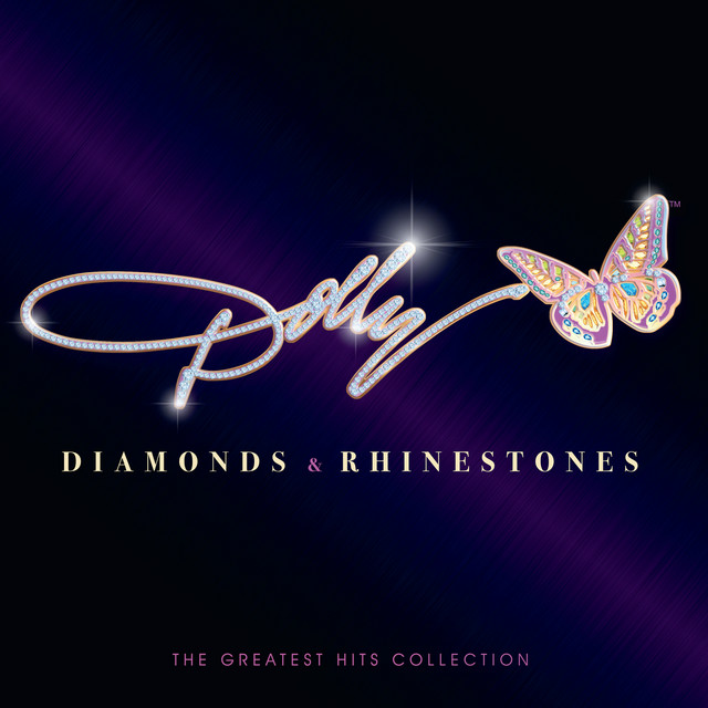 Dolly Parton Diamonds &amp; Rhinestones: The Greatest Hits Collection cover artwork