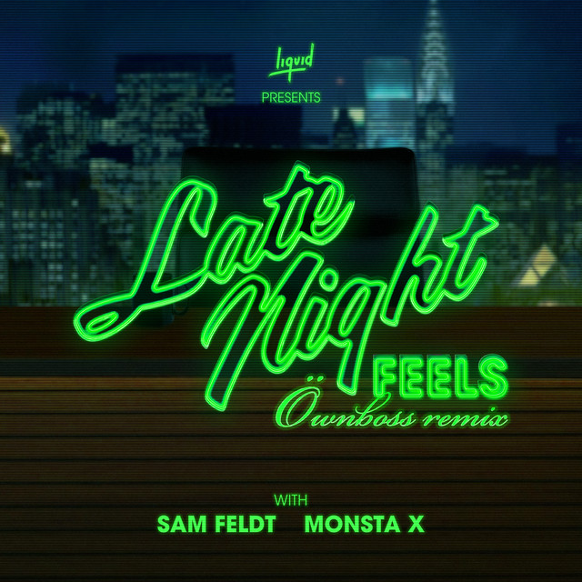 Sam Feldt & MONSTA X Late Night Feels (Öwnboss Remix) cover artwork
