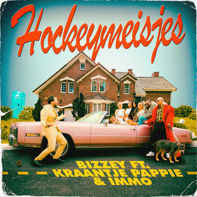 Bizzey featuring Kraantje Pappie & IMMO — Hockeymeisjes cover artwork
