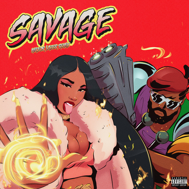 Megan Thee Stallion — Savage (Major Lazer Remix) cover artwork