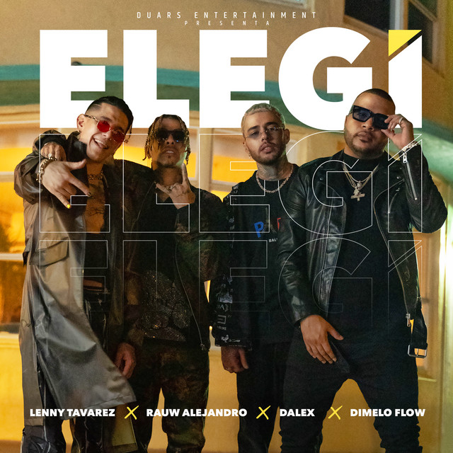 Lenny Tavárez, Rauw Alejandro, Dalex, & Dímelo Flow Elegi cover artwork