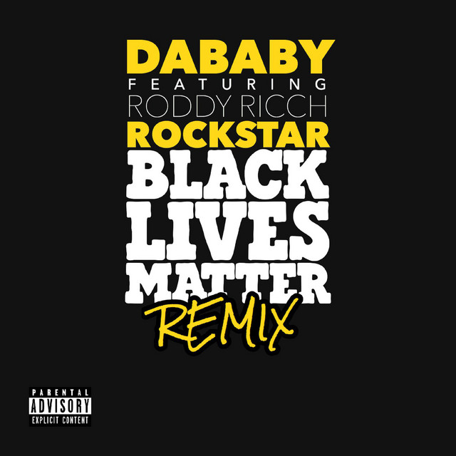 DaBaby ft. featuring Roddy Ricch ROCKSTAR (BLM Remix) cover artwork