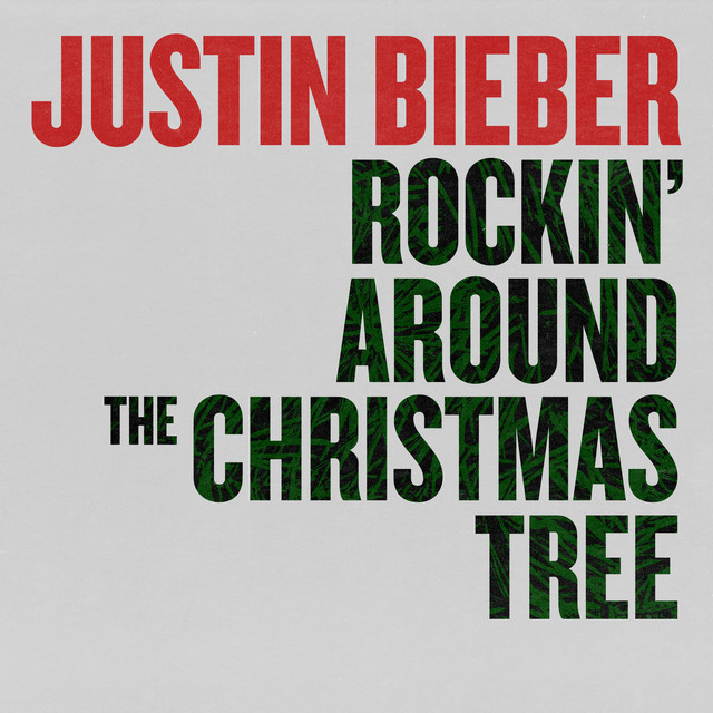 Justin Bieber Rockin&#039; Around the Christmas Tree cover artwork