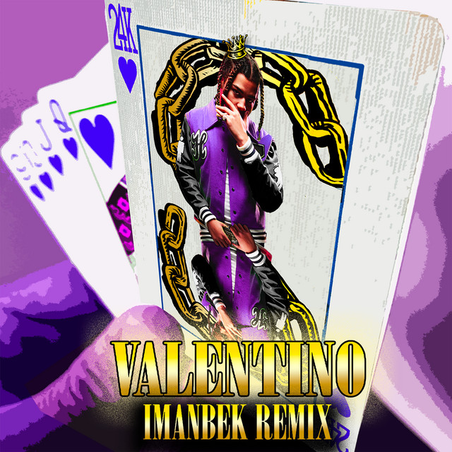 24kGoldn — VALENTINO (Imanbek Remix) cover artwork