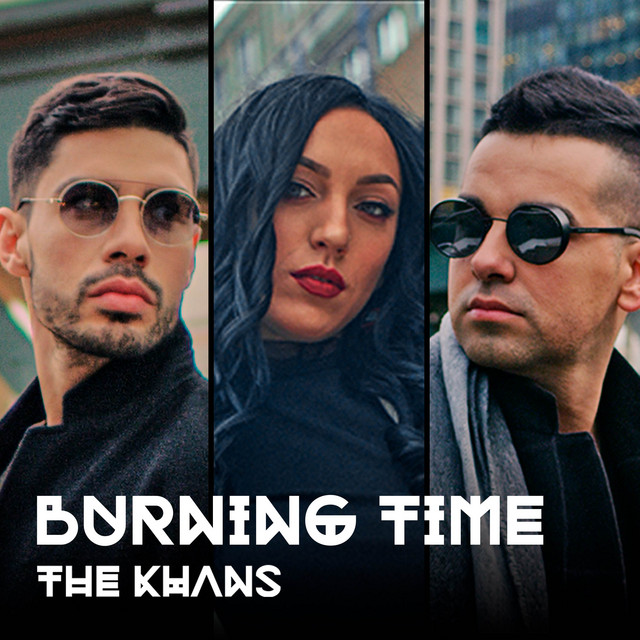 The KHANS Burning Time cover artwork