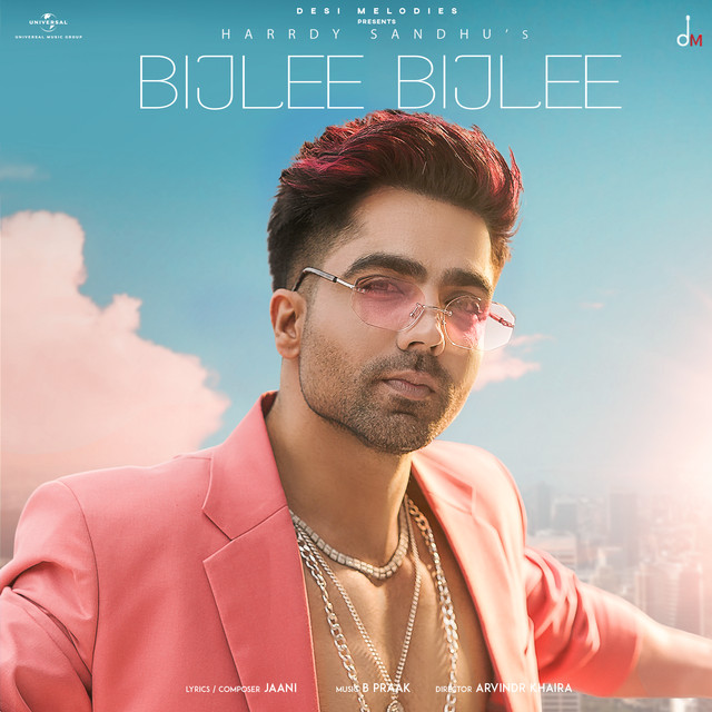 Harrdy Sandhu — Bijlee Bijlee cover artwork