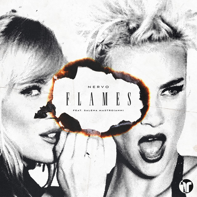 NERVO ft. featuring Salena Mastroianni Flames cover artwork