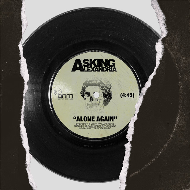 Asking Alexandria — Alone Again cover artwork