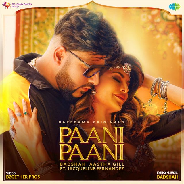 Badshah & Aastha Gill Paani Paani cover artwork