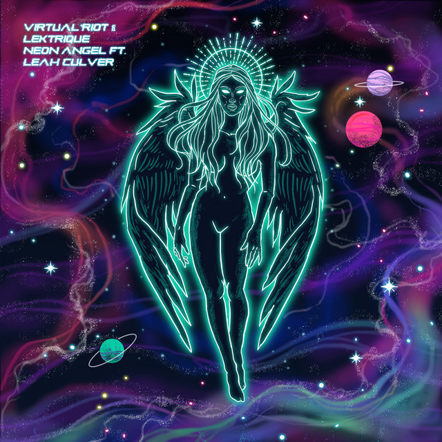 Virtual Riot & LeKtriQue featuring Leah Culver — Neon Angel cover artwork