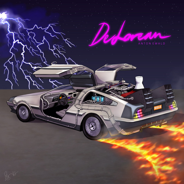 Anton Ewald — DeLorean cover artwork