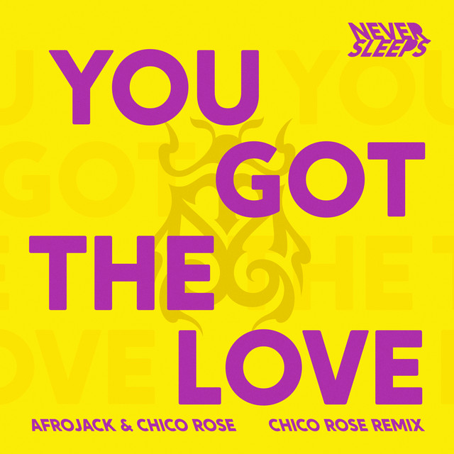 Never Sleeps featuring AFROJACK & Chico Rose — You Got The Love (Chico Rose Remix) cover artwork