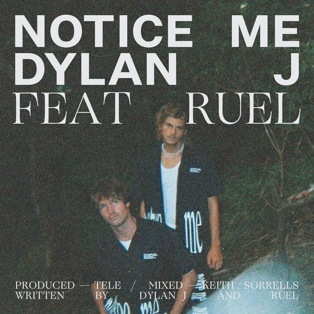 Dylan J featuring Ruel — Notice Me cover artwork