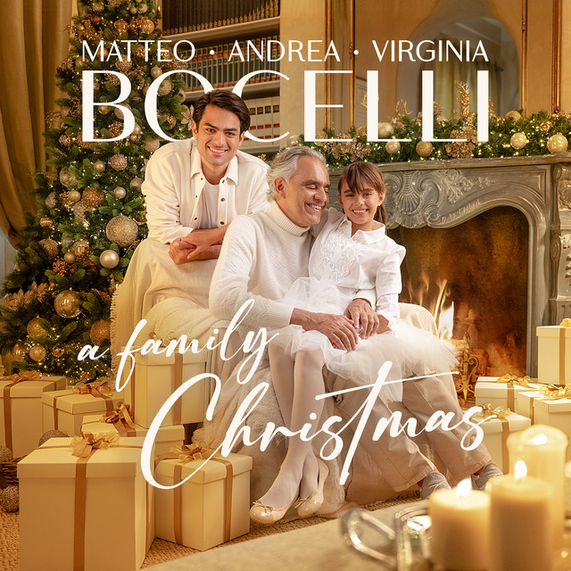 Andrea Bocelli, Matteo Bocelli, & Virginia Bocelli A Family Christmas cover artwork