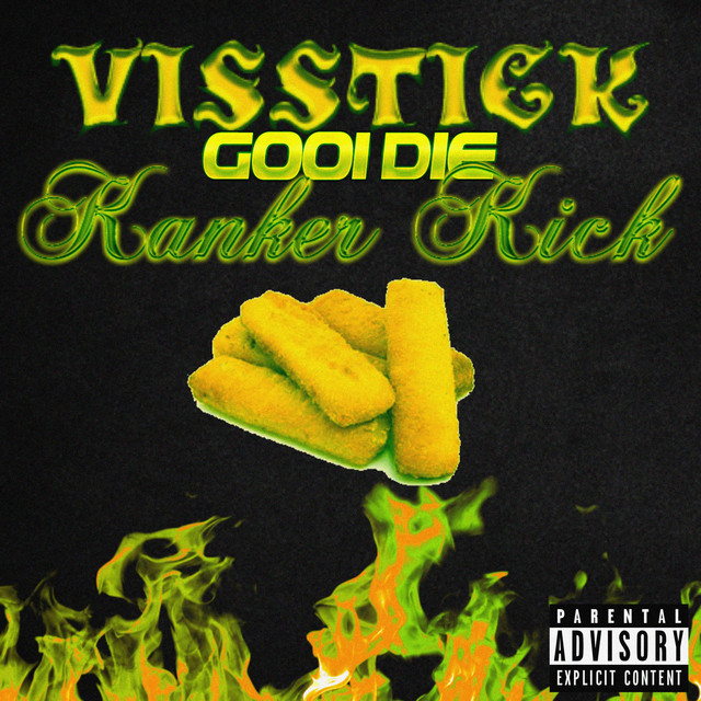 Natte Visstick — Visstick Gooi Die Kanker Kick cover artwork