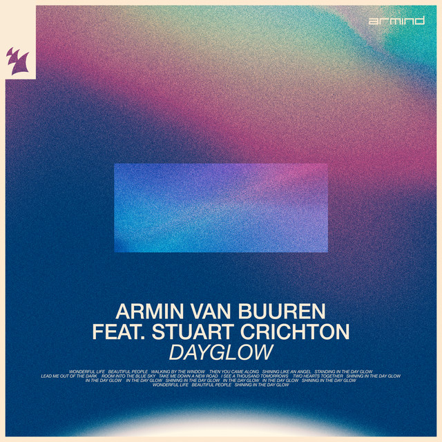 Armin van Buuren featuring Stuart Crichton — Dayglow cover artwork