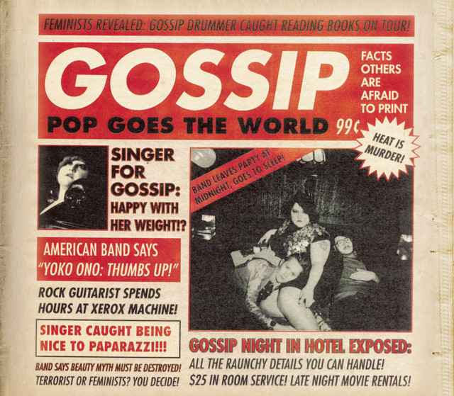 Gossip Pop Goes The World cover artwork