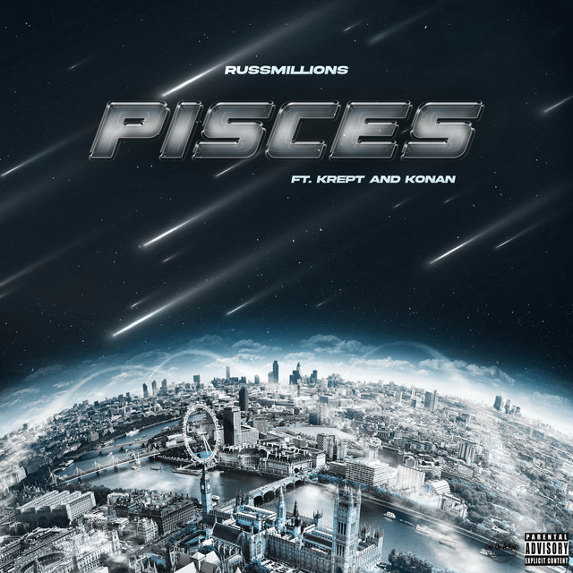 Russ Millions ft. featuring Krept &amp; Konan Pisces cover artwork