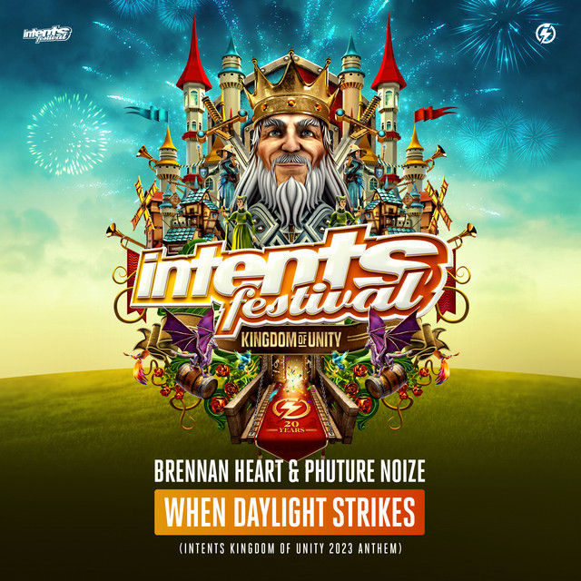Brennan Heart & Phuture Noize — When Daylight Strikes cover artwork