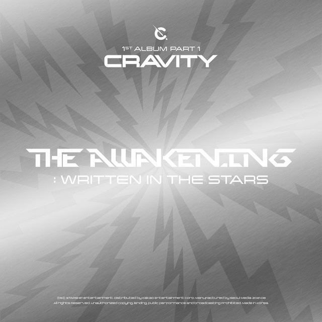 CRAVITY — THE AWAKENING: Written in the Stars cover artwork
