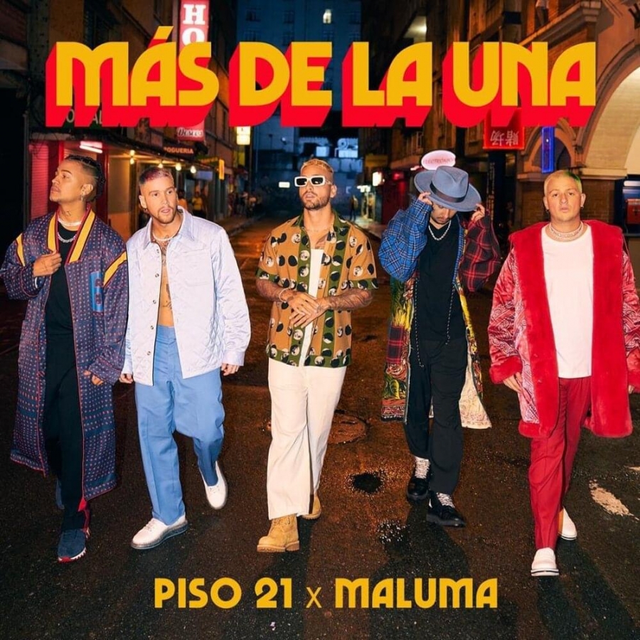 Piso 21 & Maluma Más De La Una cover artwork