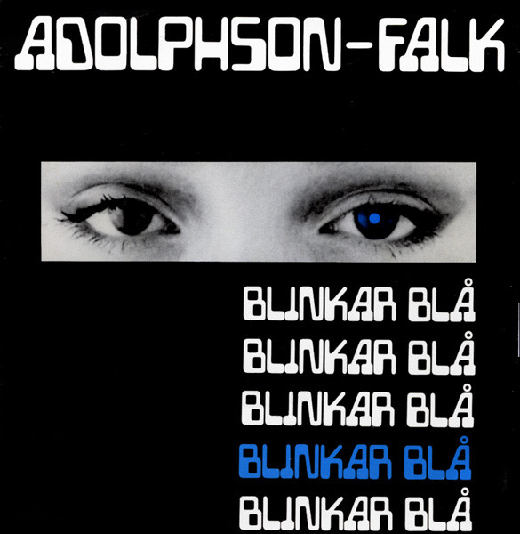 Adolphson-Falk Blinkar blå cover artwork