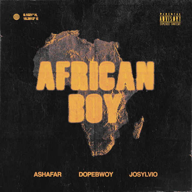 Ashafar ft. featuring Josylvio & Dopebwoy African Boy cover artwork