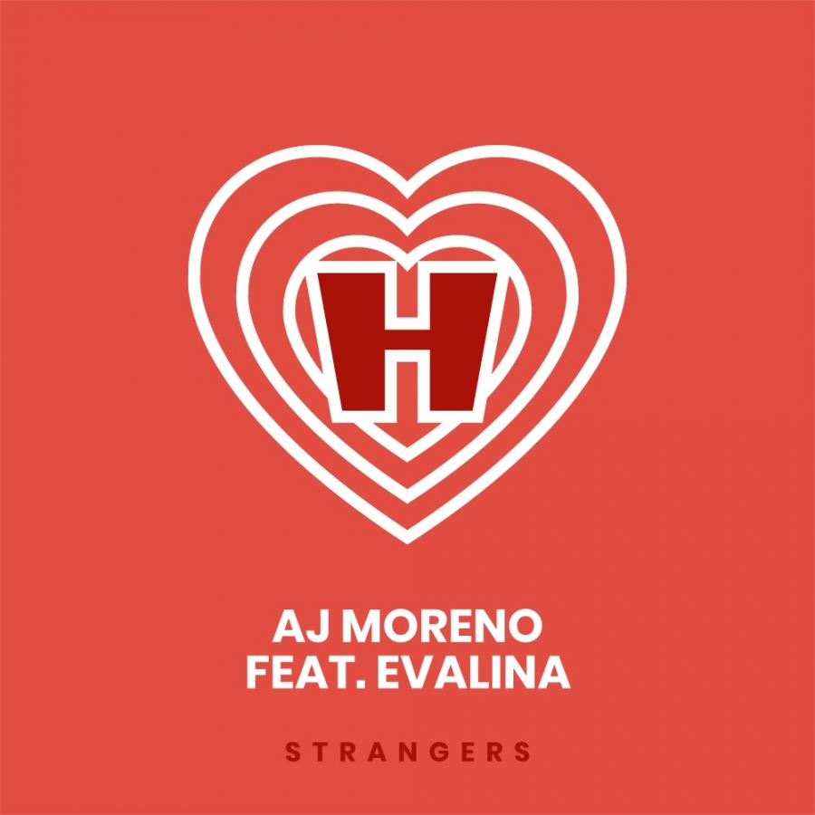 AJ Moreno featuring Evalina — Strangers cover artwork