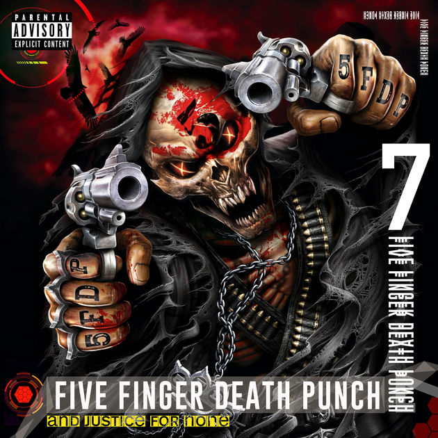 Five Finger Death Punch And Justice for None cover artwork