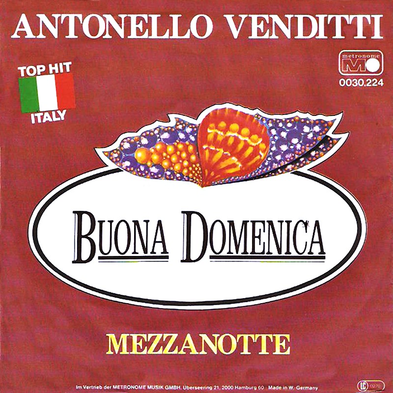 Antonello Venditti — Buona domenica cover artwork