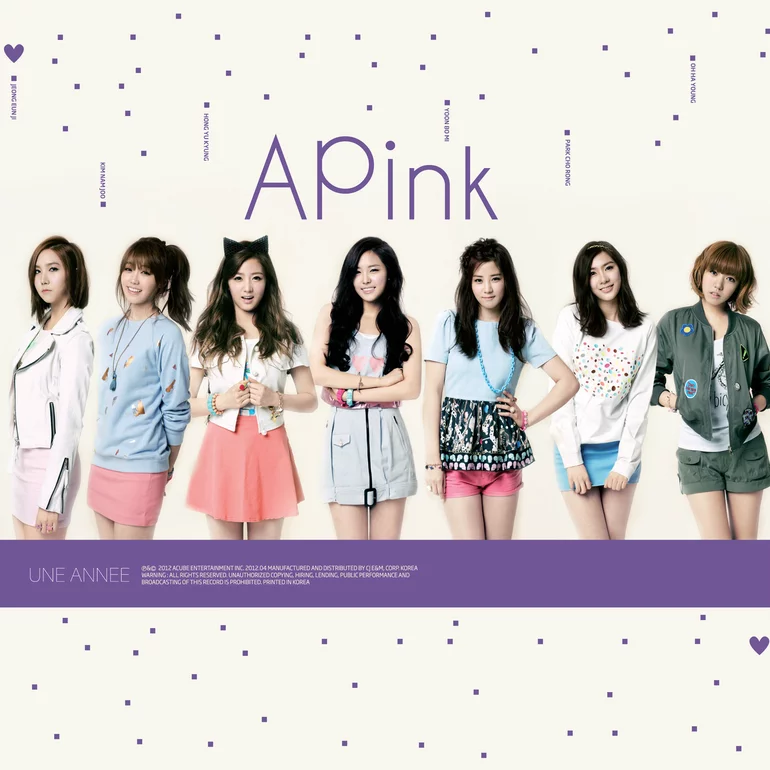 Apink UNE ANNEE cover artwork