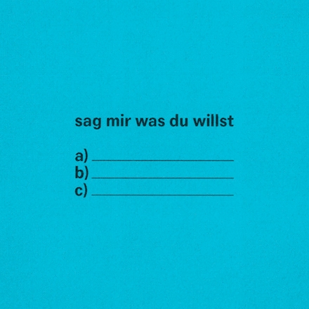 Clueso — Sag Mir Was Du Willst cover artwork