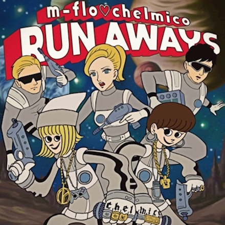 m-flo ft. featuring chelmico RUN AWAYS cover artwork