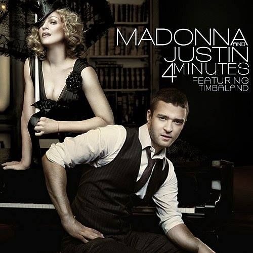 Madonna ft. featuring Justin Timberlake & Timbaland 4 Minutes cover artwork
