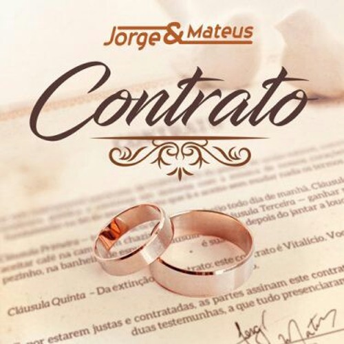 Jorge &amp; Mateus — Contrato cover artwork