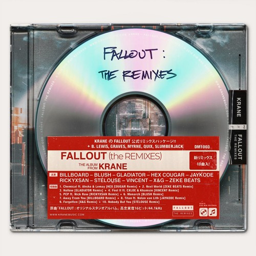 KRANE Fallout (The Remixes) cover artwork