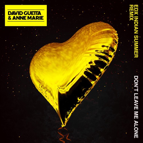 David Guetta & Anne-Marie Don’t Leave Me Alone (EDX Remix) cover artwork