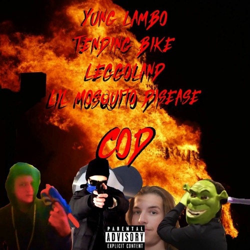 Tending Bike featuring Yung Lambo, Lil Mosquito Disease, & LEGGOLAND — COD cover artwork
