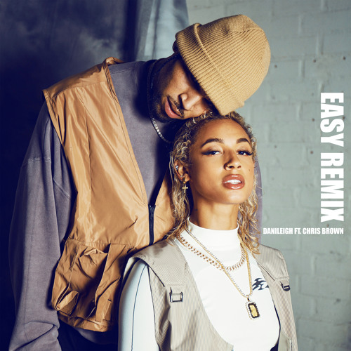 DaniLeigh ft. featuring Chris Brown Easy - Remix cover artwork