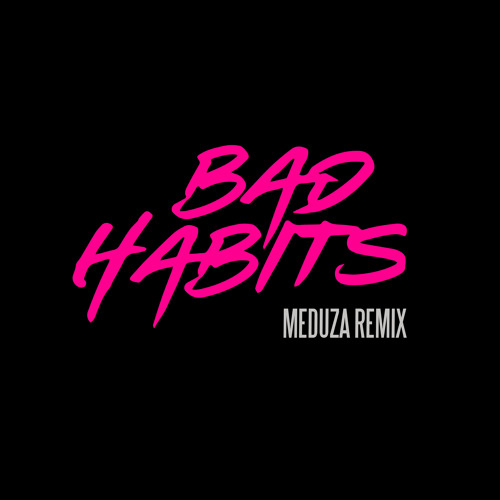 Ed Sheeran Bad Habits (MEDUZA Remix) cover artwork