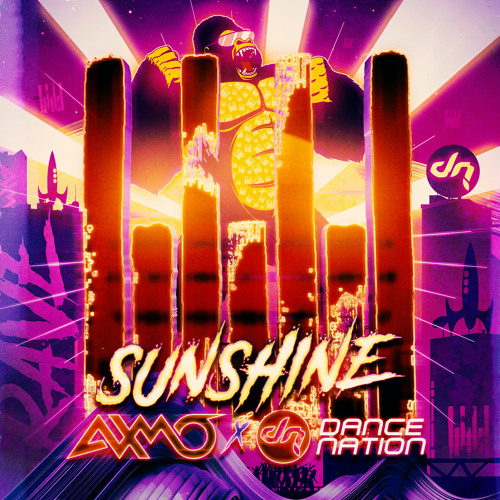AXMO & Dance Nation — Sunshine cover artwork