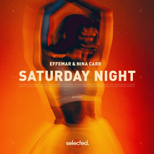 Effemar featuring Nina Carr — Saturday Night cover artwork